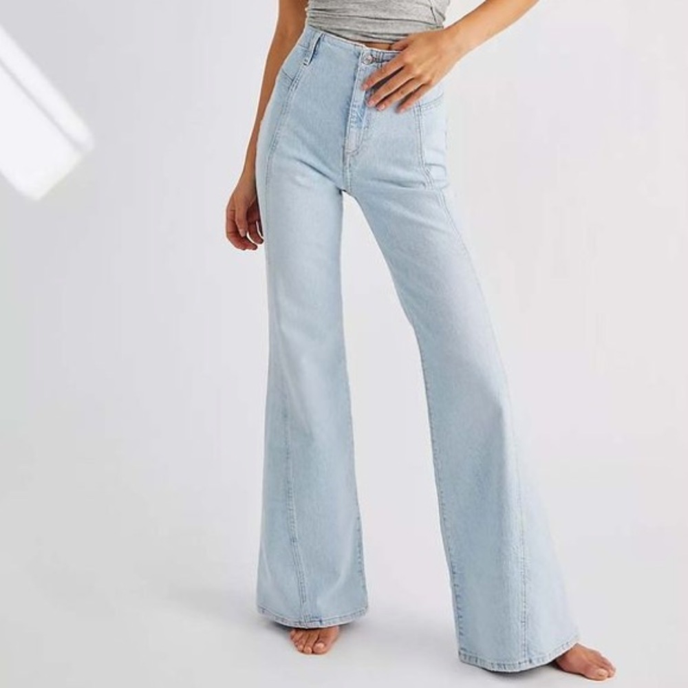 We the Free Free People Florence Flare Jeans Size 24